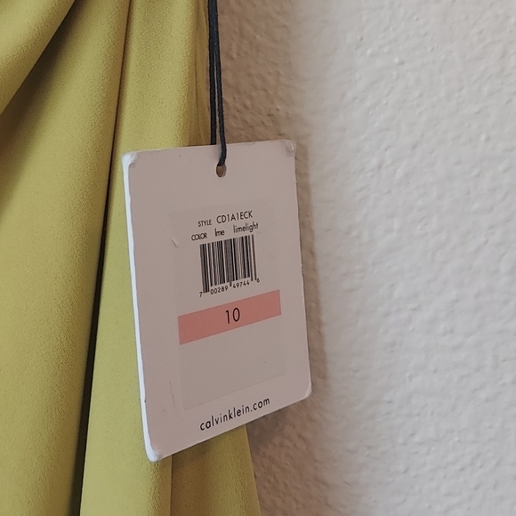 Calvin Klein Limelight One Shoulder Sexy Cocktail Dress Size 10 NWT - Picture 9 of 11